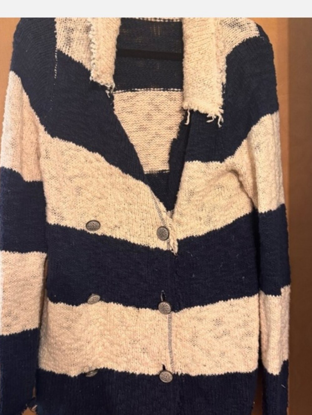 Free People Coat Of Arms Cardigan